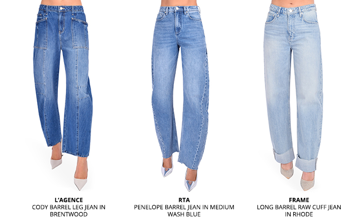 2025 Denim Trends to Love: The Barrel Jean