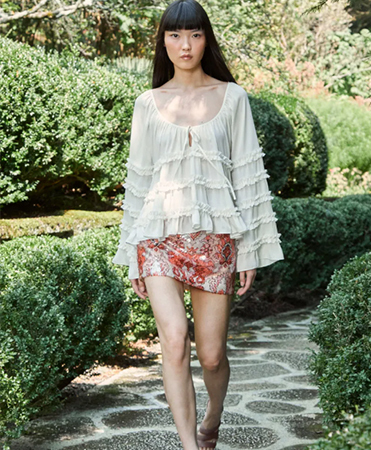 Boho, Refined: Sunnina Top, Cinq à Sept.