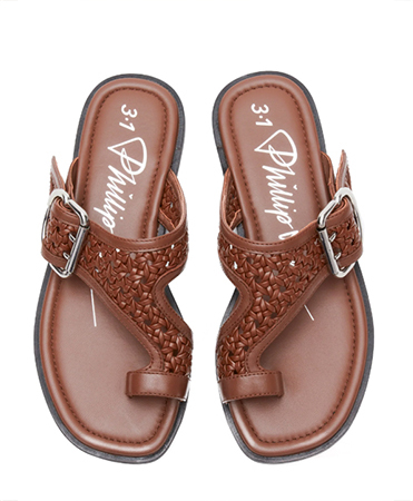 Boho, Refined: Z-Strap Macrame Sandal, 3.1 Phillip Lim.