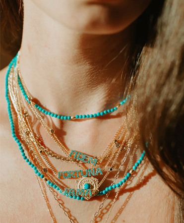 Boho, Refined: Bali Beaded Necklace, Joy Dravecky.