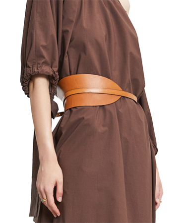 Boho, Refined: Asymmetric Leather Belt, Ottod'Ame.