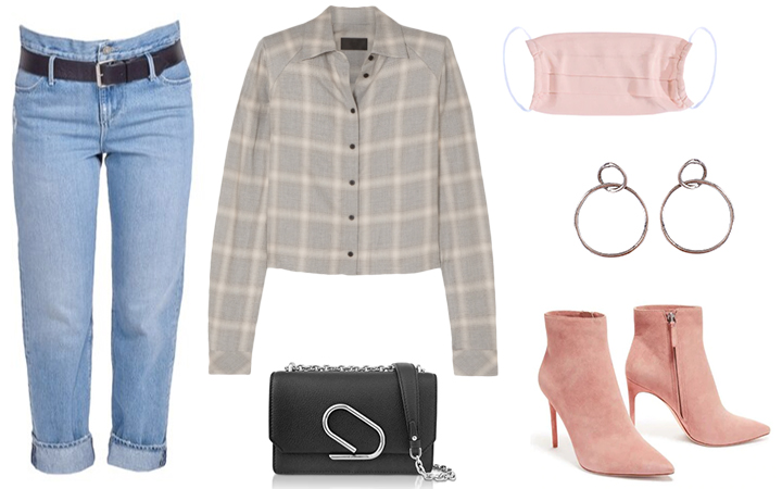 Paperbag Waist Denim Outfit Inspiration 