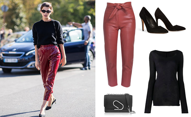 Leather Pants Outfit Inspiration