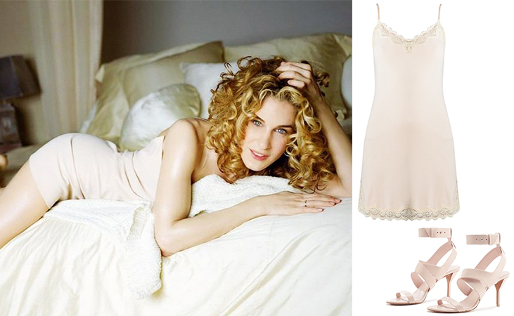 Iconic Carrie Bradshaw Outfits- The Naked Dress