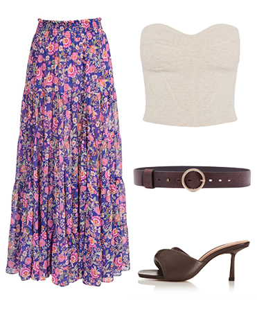 Misa Maxi Skirt Outfit Inspiration