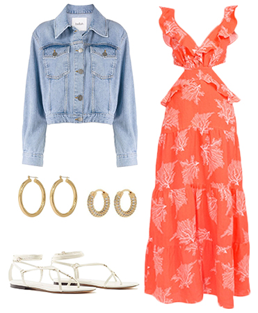 Orange Spring Inspired Outfit 