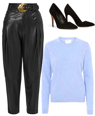 Leather Trouser Outfit Inspiration