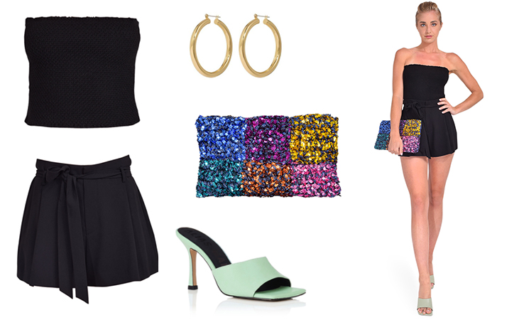 Multi Colored Clutch Outfit Inspiration