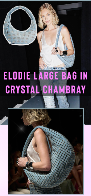RETROFETE Elodie Large Bag in Crystal Chambray