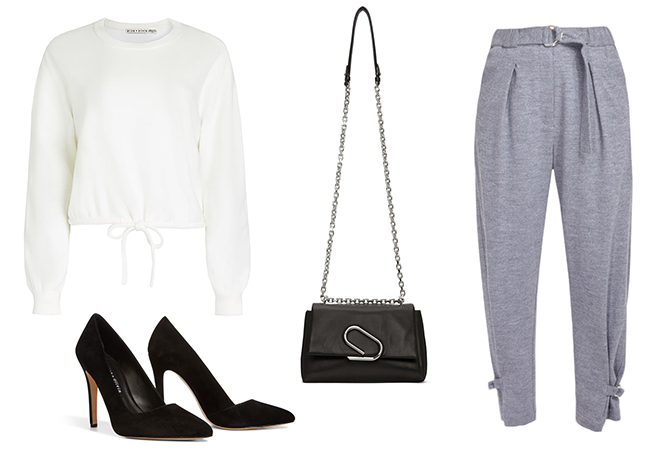 sweat trouser outfit inspiration